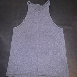 Lululemon high neck tank top dark grey